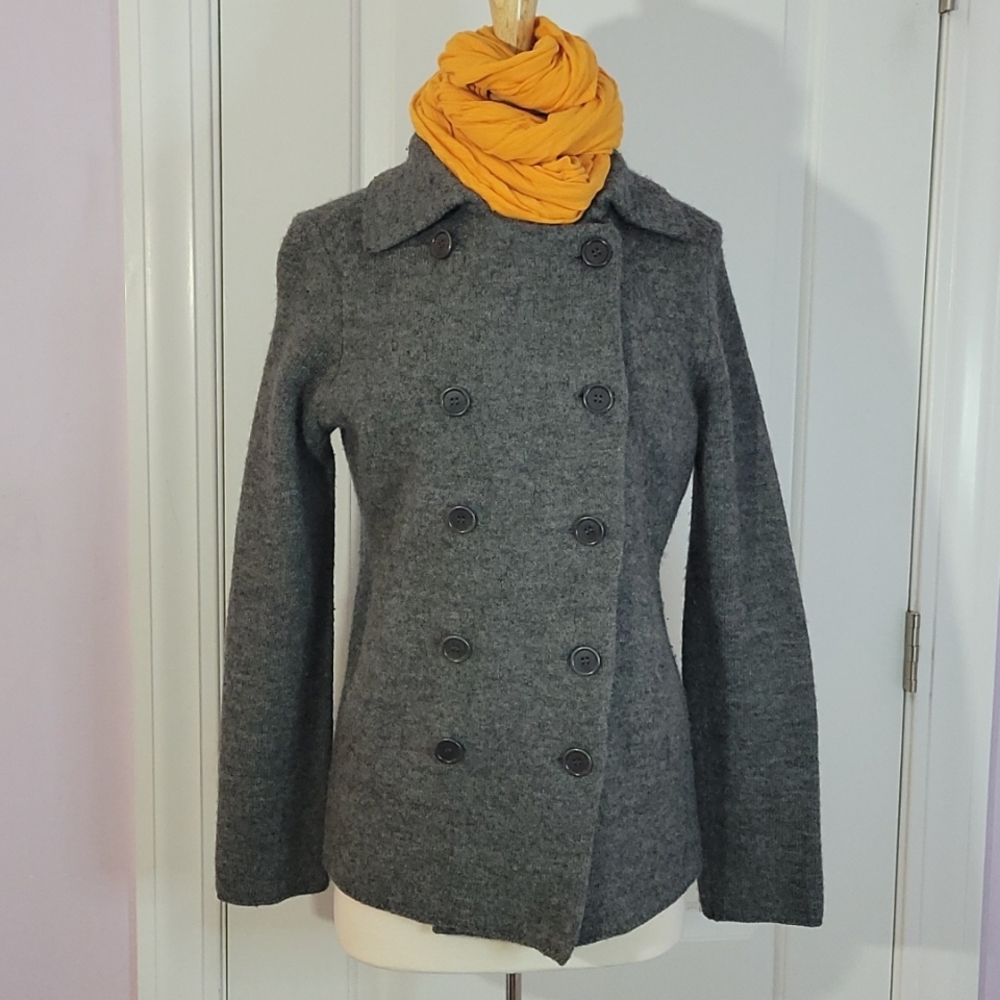 J. Crew Wool Pea Coat Large